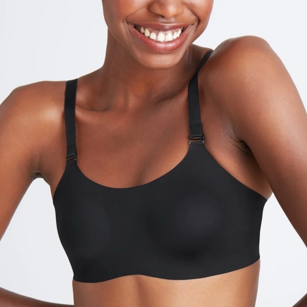 KNIX Padded Evolution Bra Thin Strap Reversible‎ - Black Beige Size “4”